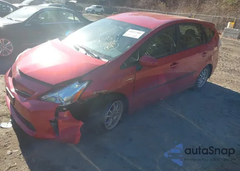 2012 Toyota Prius V Three from USA, damaged, VIN JTDZN3EUXC3029188